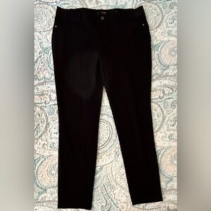 Simply Vera by Vera Wang Skinny Black Pants Women’s Size XL